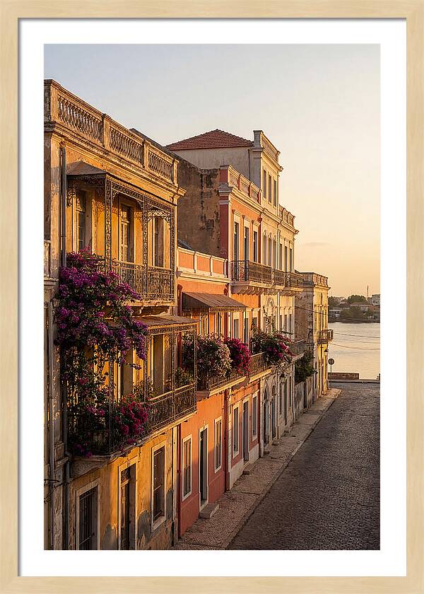 Colonial Charm At Golden Hour