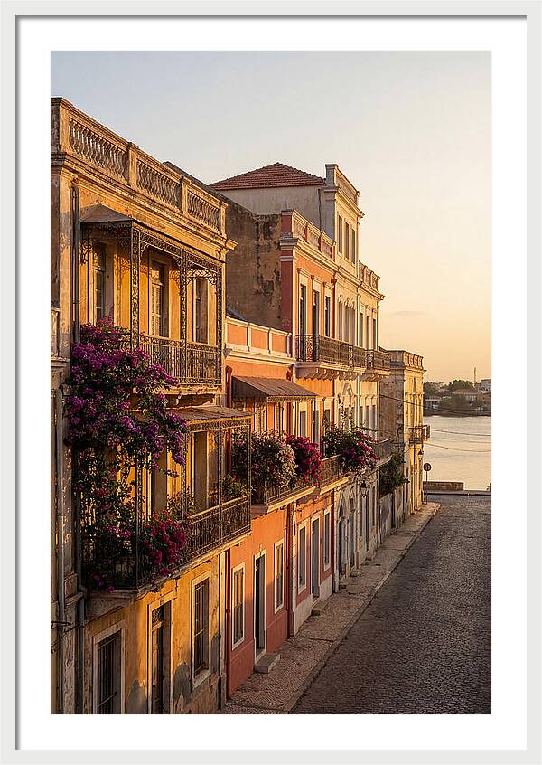 Colonial Charm At Golden Hour