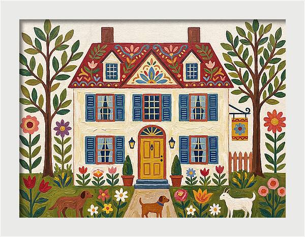 Colonial House Charm