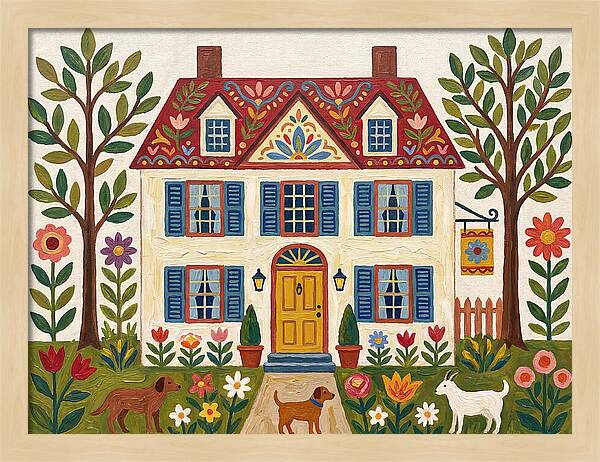 Colonial House Charm