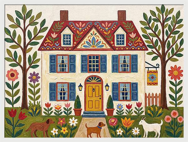 Colonial House Charm