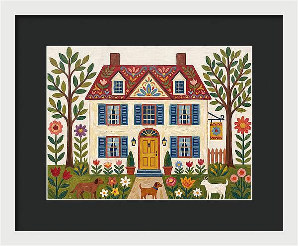 Colonial House Charm