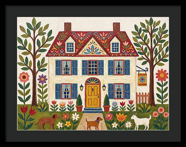 Colonial House Charm