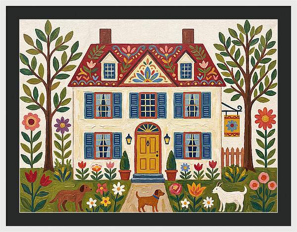 Colonial House Charm