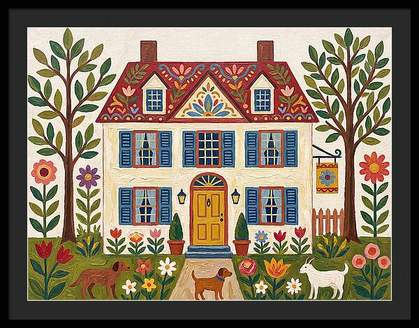 Colonial House Charm