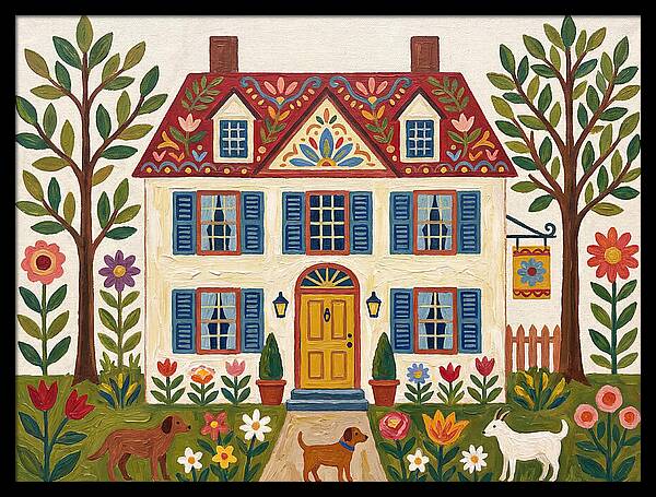 Colonial House Charm