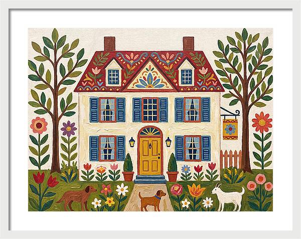 Colonial House Charm