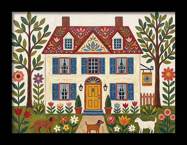 Colonial House Charm