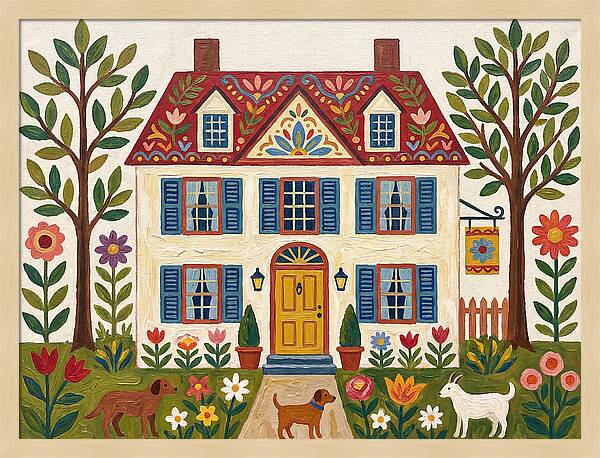 Colonial House Charm