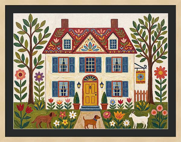 Colonial House Charm