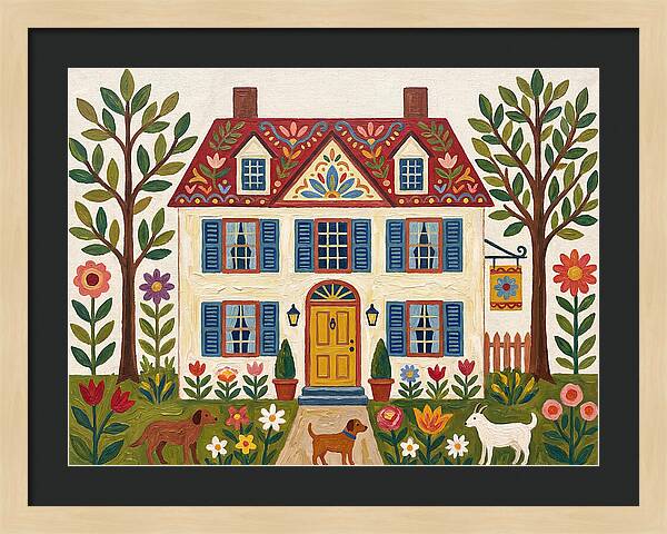Colonial House Charm