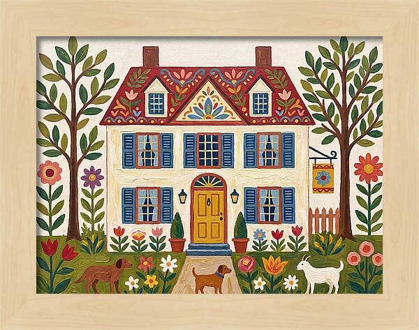 Colonial House Charm