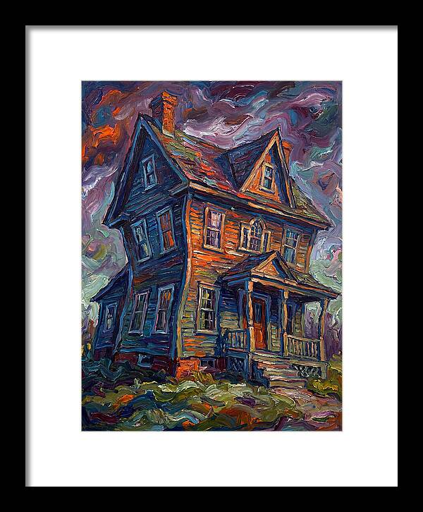 Colonial House In Expressionist Style