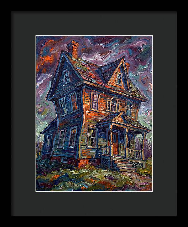 Colonial House In Expressionist Style