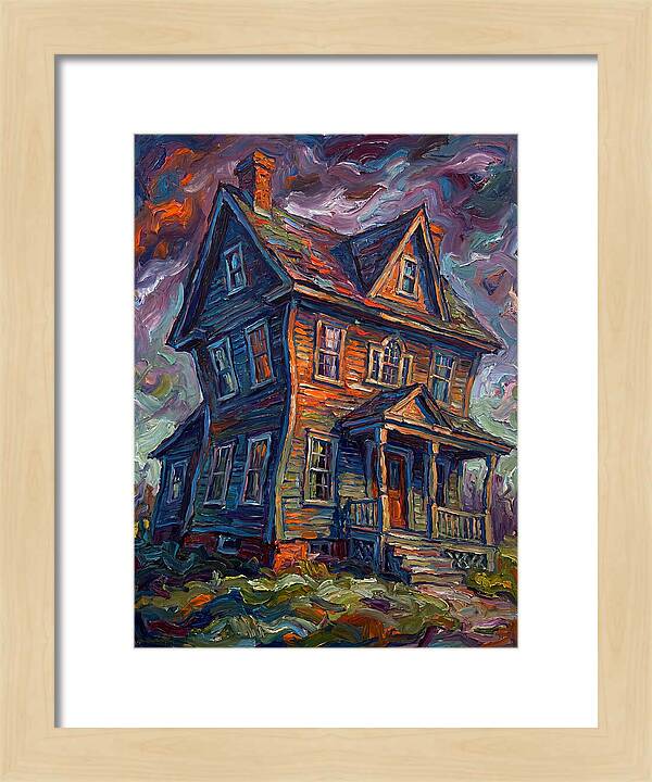 Colonial House In Expressionist Style