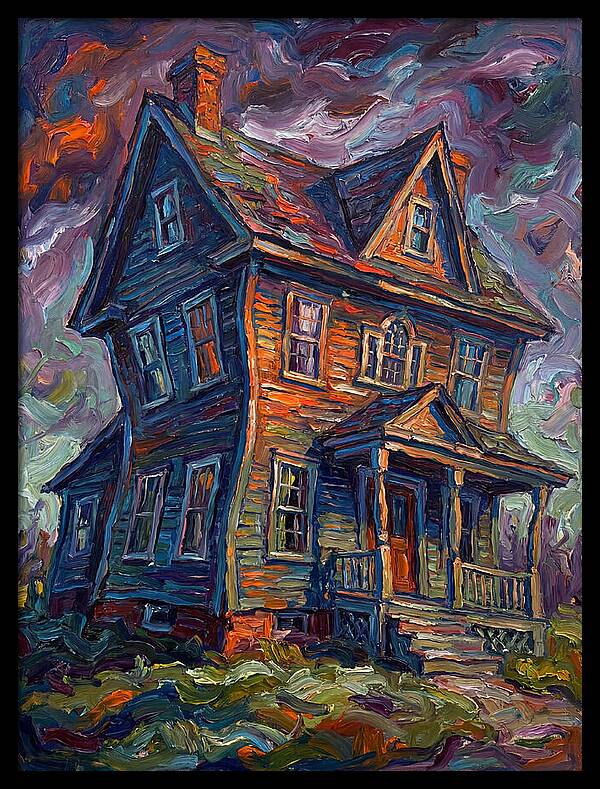 Colonial House In Expressionist Style