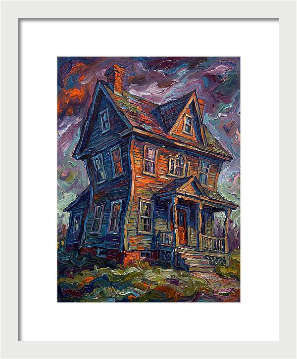 Colonial House In Expressionist Style