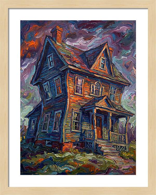 Colonial House In Expressionist Style