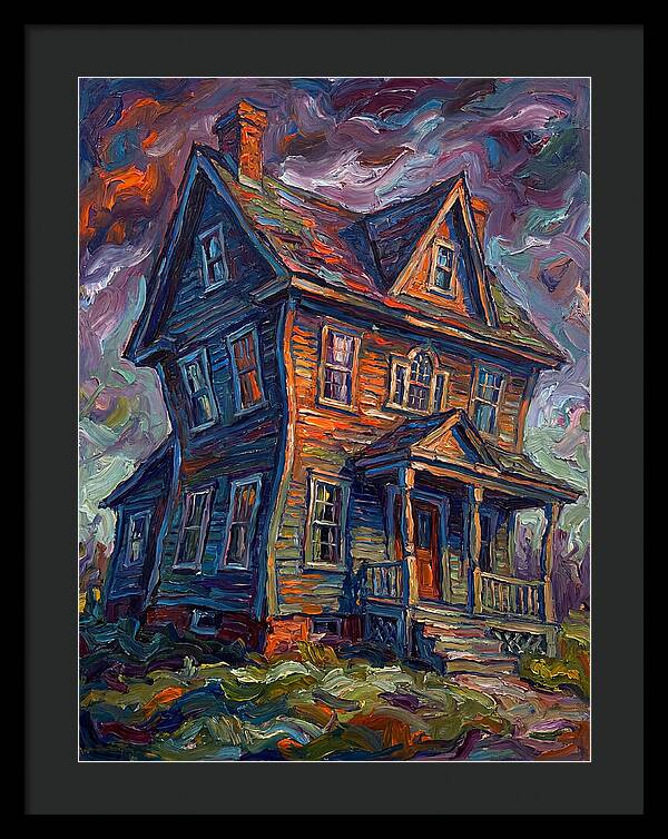 Colonial House In Expressionist Style