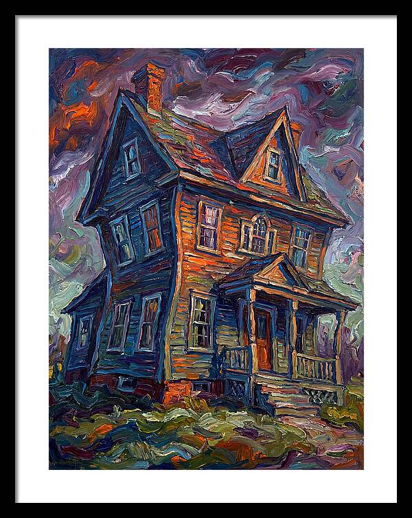 Colonial House In Expressionist Style