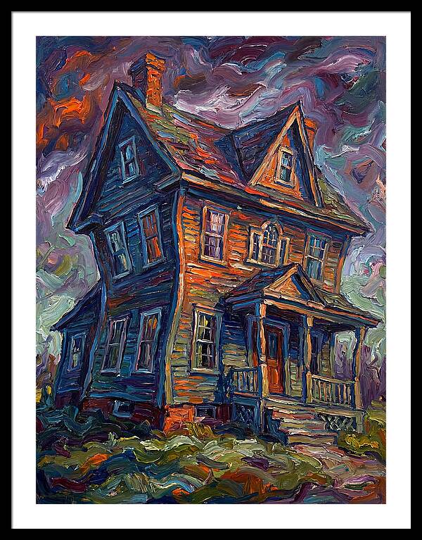 Colonial House In Expressionist Style