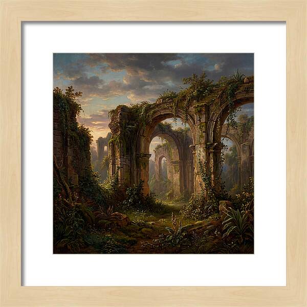 Colonial Ruins At Dusk