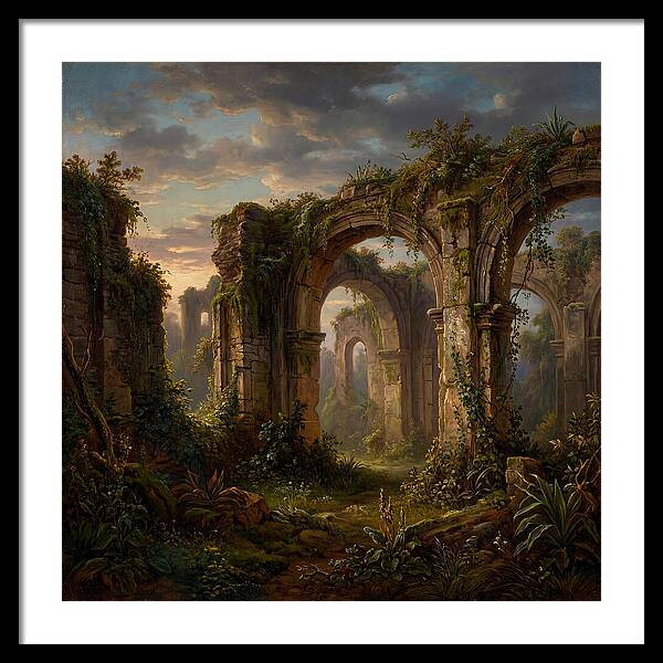 Colonial Ruins At Dusk