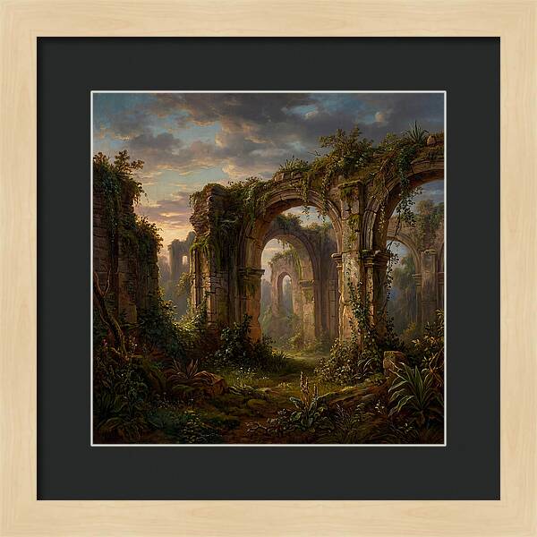 Colonial Ruins At Dusk