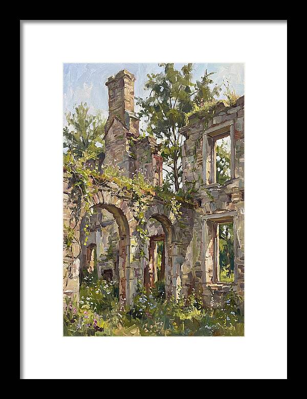 Colonial Ruins Embraced By Nature