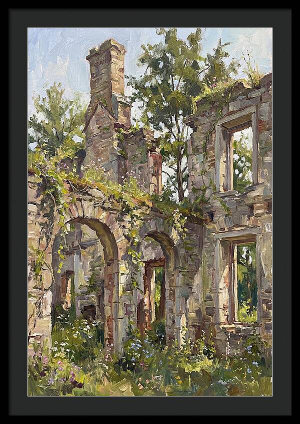 Colonial Ruins Embraced By Nature
