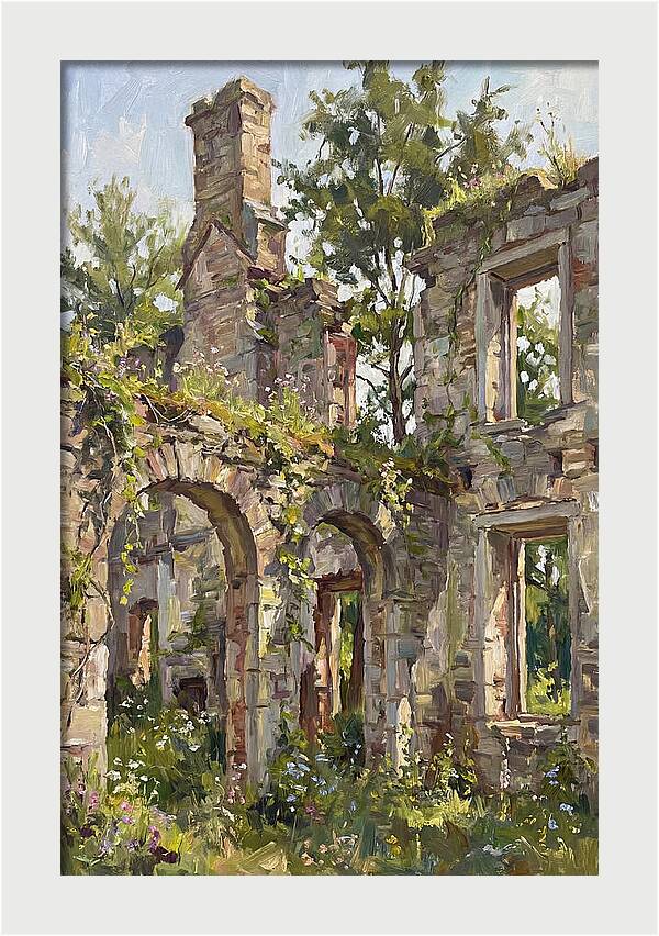 Colonial Ruins Embraced By Nature