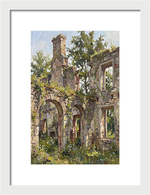 Colonial Ruins Embraced By Nature