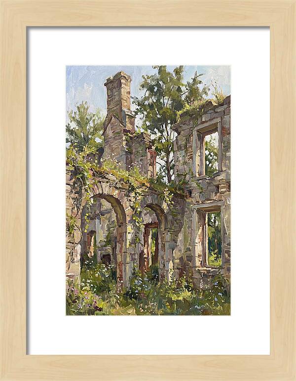 Colonial Ruins Embraced By Nature