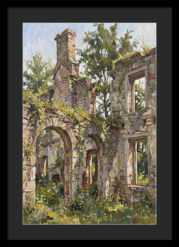 Colonial Ruins Embraced By Nature