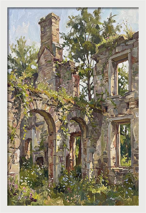Colonial Ruins Embraced By Nature