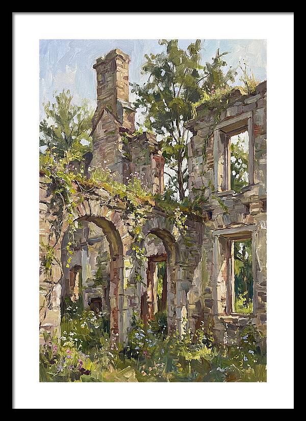 Colonial Ruins Embraced By Nature