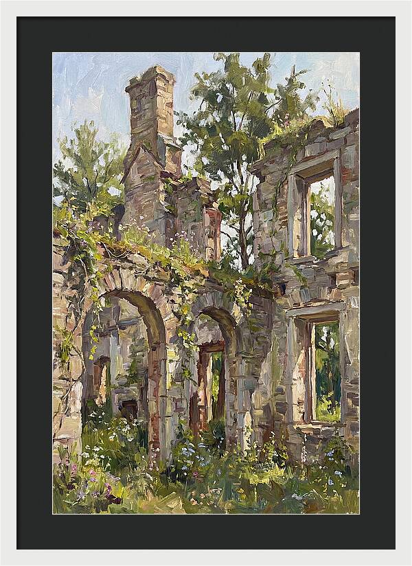Colonial Ruins Embraced By Nature