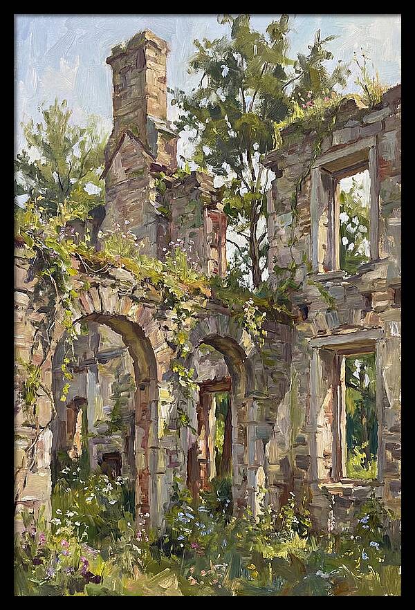 Colonial Ruins Embraced By Nature
