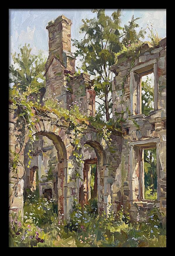 Colonial Ruins Embraced By Nature