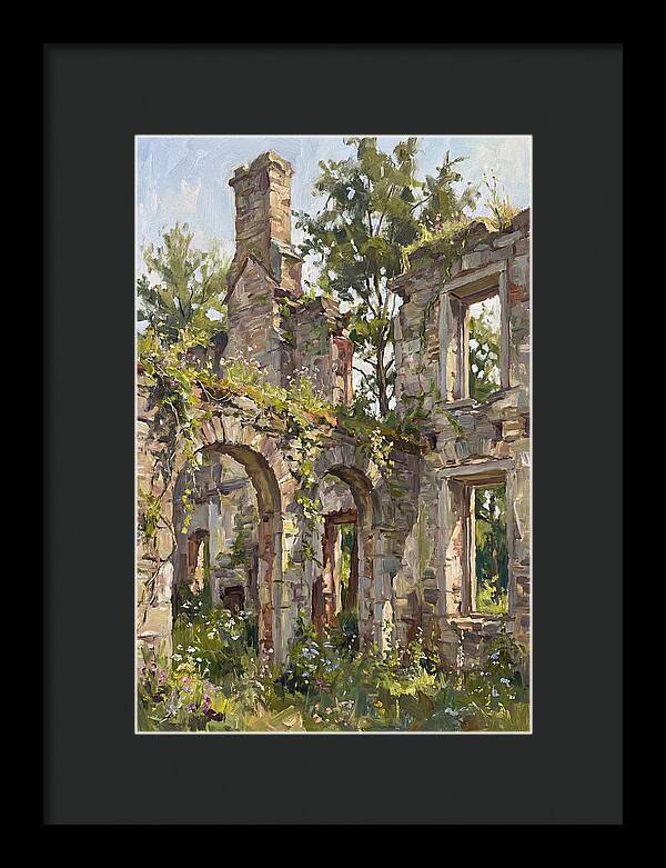 Colonial Ruins Embraced By Nature
