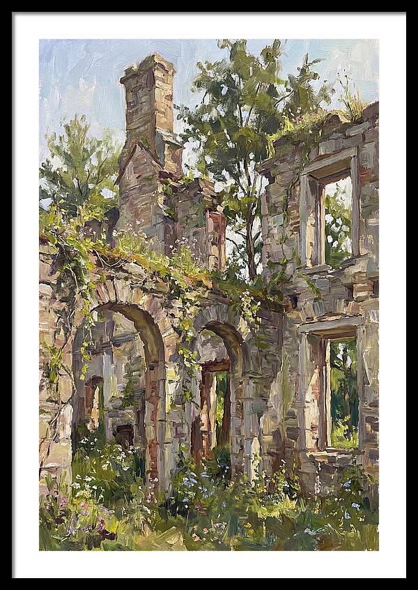 Colonial Ruins Embraced By Nature