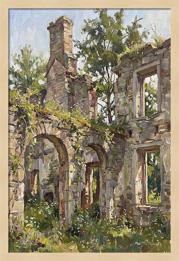 Colonial Ruins Embraced By Nature