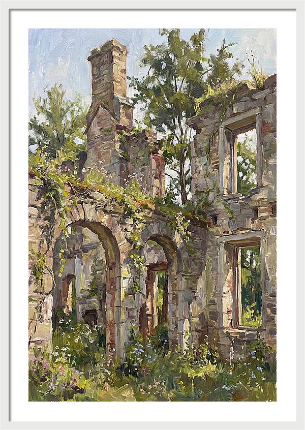 Colonial Ruins Embraced By Nature