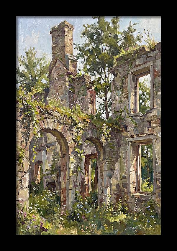 Colonial Ruins Embraced By Nature