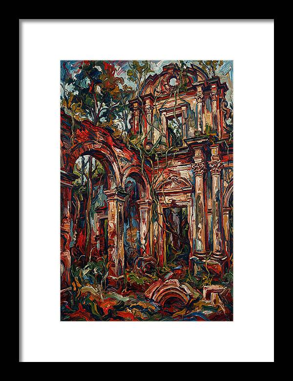 Colonial Ruins In Nature