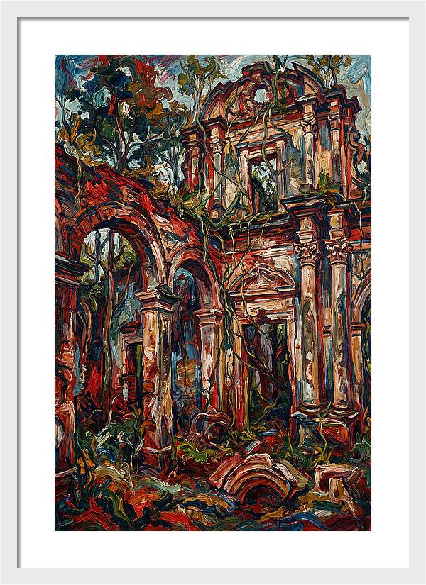 Colonial Ruins In Nature