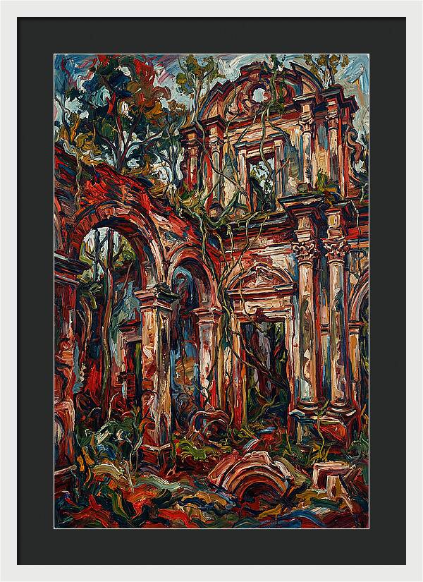 Colonial Ruins In Nature
