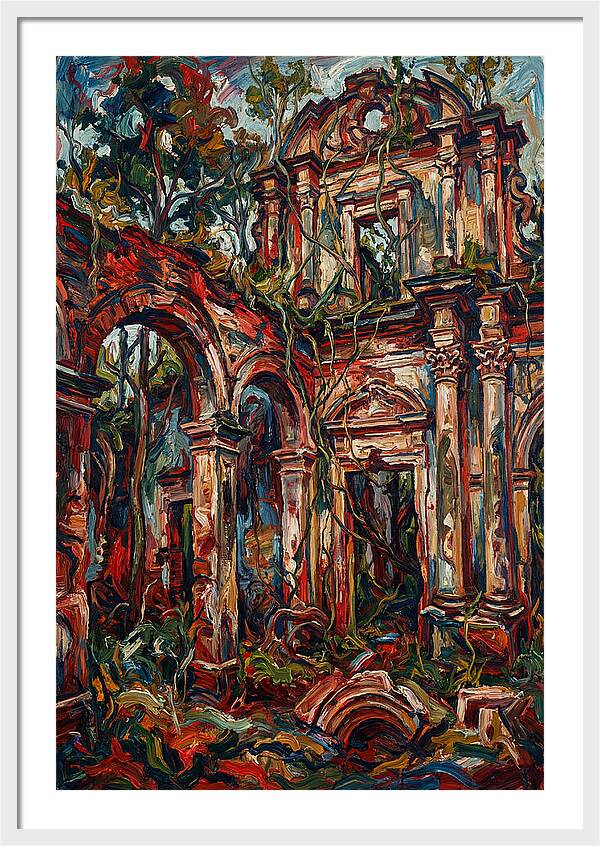 Colonial Ruins In Nature