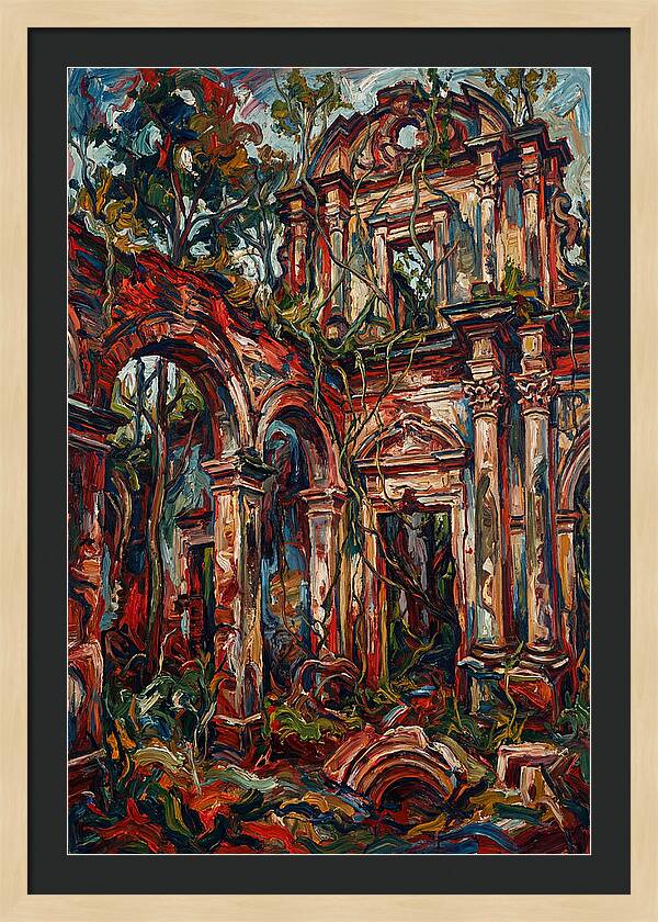 Colonial Ruins In Nature