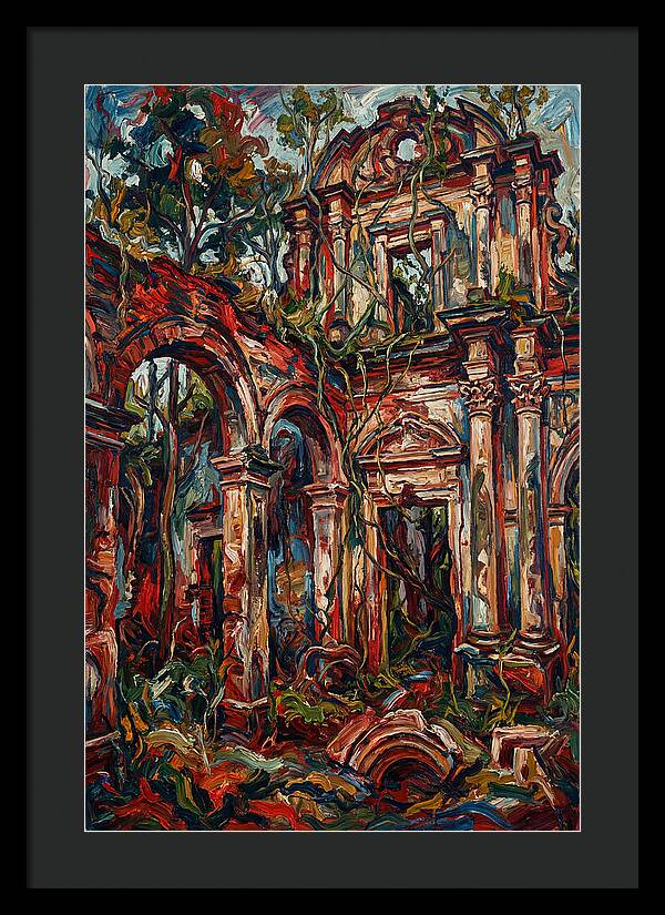 Colonial Ruins In Nature